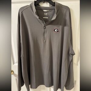 Cutter & Buck Black CB DryTec Cotton Pullover